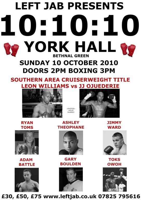 York Hall 10th October 2010